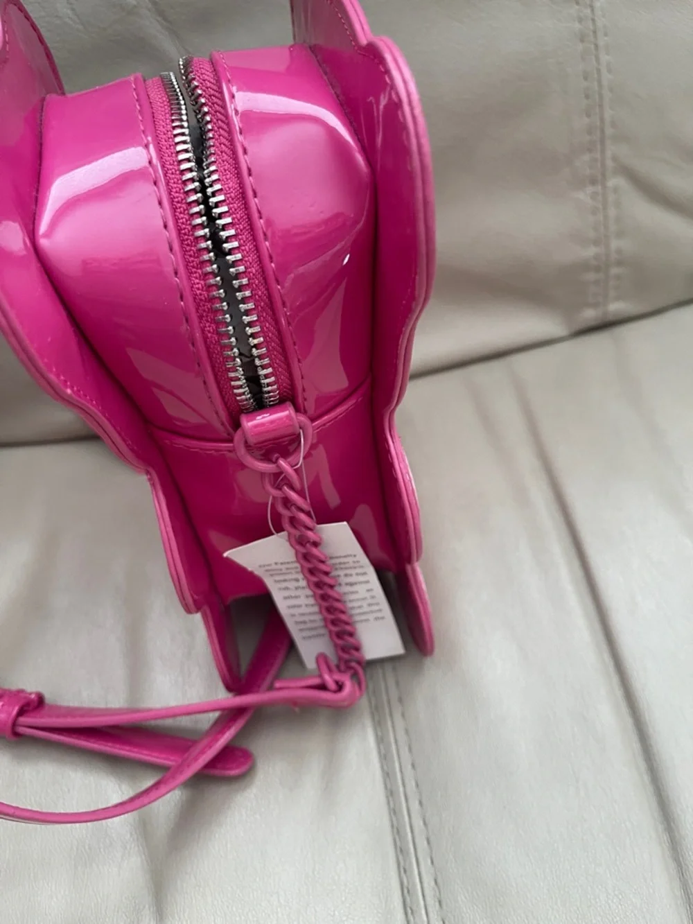 Betsey Johnson Teddy Gummy Bear OX Candy Crossbody Bag Pink - Picture 9 of 9